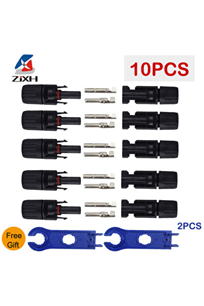 Choice1 10pcs-5pairs 200/100/40/20/10/5 Pcs DC Solar Connector 1000V30A Panel...