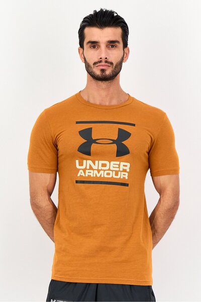 Under Armour Men Sportswear Fit Short Sleeve Outdoor T-Shirts, Orange