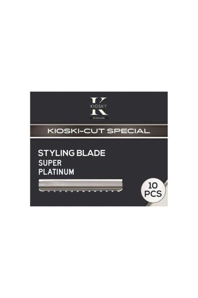 KİOSKİ شفرات حلاقة الشعر الفاخرة (للاستخدام طويل الأمد) عبوة من 10 قطع