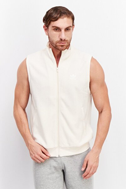 adidas Men Sportswear Fit Sleeveless Outdoor Vest, Cream