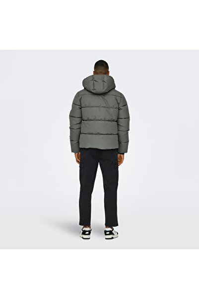 Only & Sons Ανδρικό πράσινο παλτό Elijah (22029661-CASG)