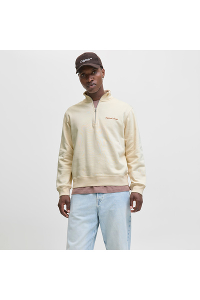 Jack & Jones Norrebro Erkek Krem Sweatshirt (12282899-ANW)