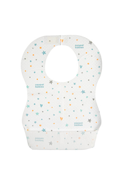 Canpol babies Set 10 bucati bavete de unica folosinta Canpol 1/800, impermeabile, cu buzunar de colectare