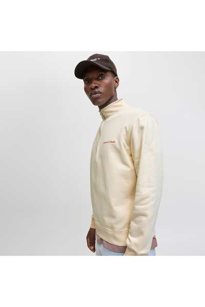 Jack & Jones Norrebro Erkek Krem Sweatshirt (12282899-ANW)