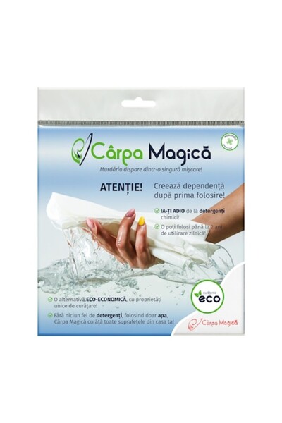 Carpa Magica Set de 2 lavete universale, albe, 40 x 40 cm