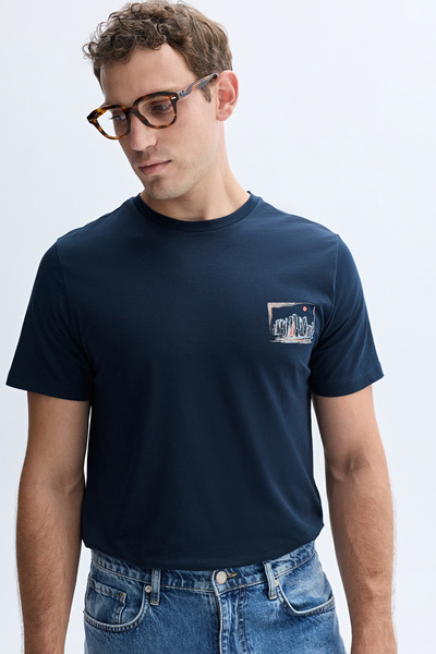 Mudo PRINTED CREW NECK T-SHIRT