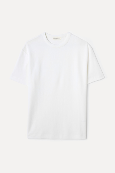 Mudo تي شيرت بياقة دائرية مريح للارتداء