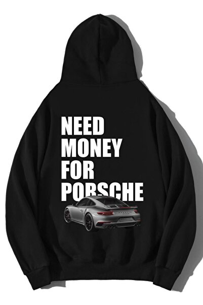 NOISSEY Unisex Supradimensionat Am nevoie de bani pentru Porsche