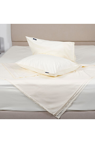 Bed N Home SA Flat bed sheet set, ivory, 100% Egyptian cotton, 250 thread count, 2 pillowcases, 280*270 cm