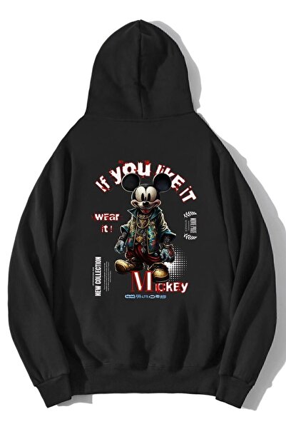 Generic Brand Oversize Unisex Mickey Mouse If You Like It Hoodie