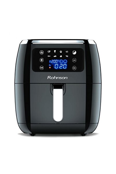 ROHNSON Friteuză cu aer cald R2818, 1800W, 6 L, panou digital, 8 programe automate