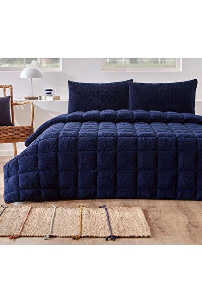 Özdilek Çift Kişilik Battaniyeli Yorgan Nova Lacivert