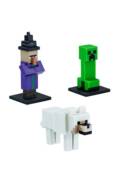 MINECRAFT 3D Toppeez Figure and Pen Cap 3-Pack Pmi/Mc2020 - Witch – Creeper – Wo