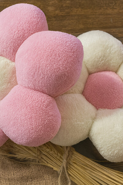 Plush Soft Set de 2 perne decorative din pluș cu margarete - pernă - pernă