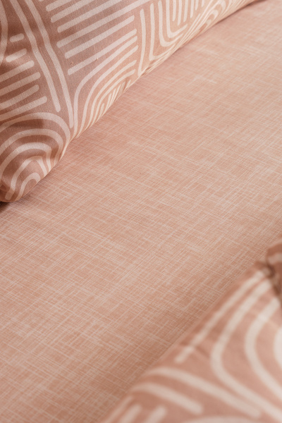 Doqu Home Nola Easy Cotton Comforter Set Double Size Cappuccino