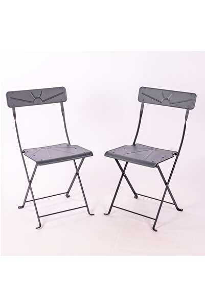 Katlanır Metal Sandalye, Balkon Sandalye, Restoran Sandalye, Kamp Sandalye, 2 adet