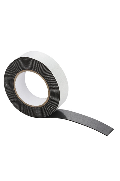 Lawazim Snail Double Sided Mounting Tape - 6 x Black Rolls - 1.8cm x 2m Waterproof Adhesive Tape