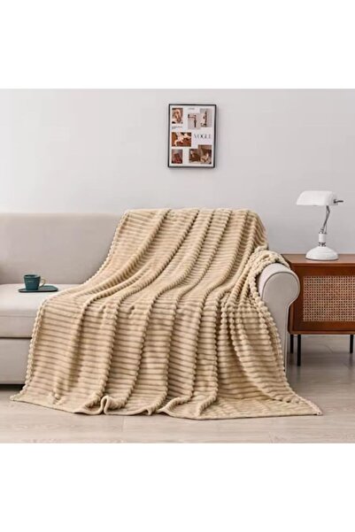 OEM Cocoon Blanket, Casa de Vis, Double Bed, Beige, 200 x 220 cm