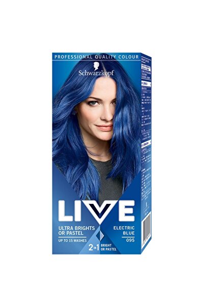 Live Vopsea de par semi-permanenta Schwarzkopf Ultra Brights 095 Electric Blu...
