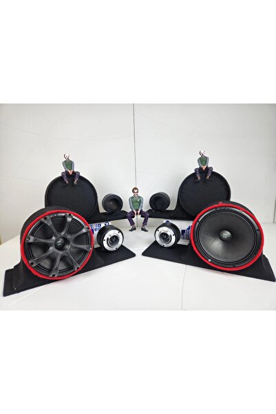 HSR HOME&LIVING Hoparlör Yuvası Plastik Döküm Tüm Araçlara Uyumlu Pandizot (20cm Midrange 10cm Tiz)