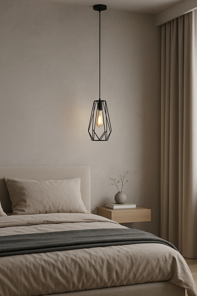 TK-Lighting Lugo Black Pendant