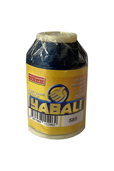 Yabalı Polyester Dikiş Dantel Nakış İpi 585 Kot Rengi 20 Gram 6 Kat No: 50