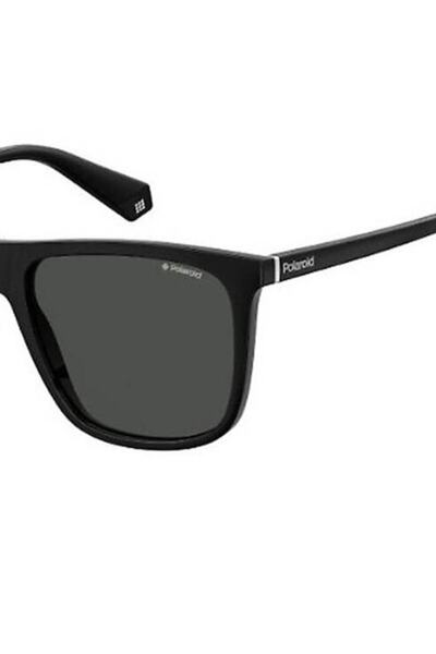 Polaroid Unisex Polarized Sunglasses, Black, 56-16-140