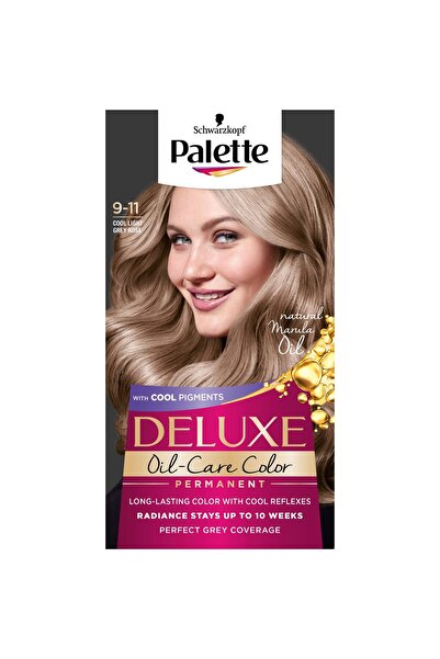 Palette Deluxe Permanent Hair Dye 9-11 Silver Rose Light Cool, 135 ml