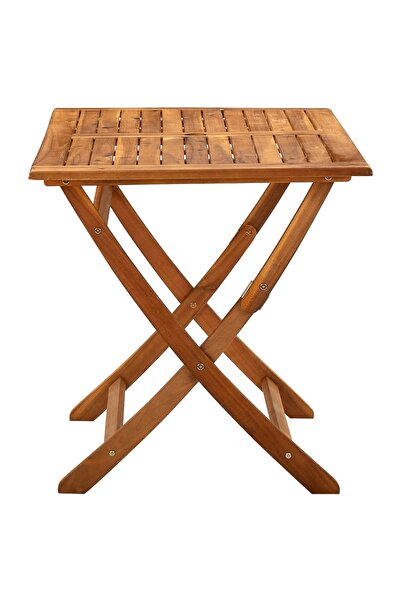 vidaxl Folding Garden Table 120x70x75 cm Solid Acacia Wood