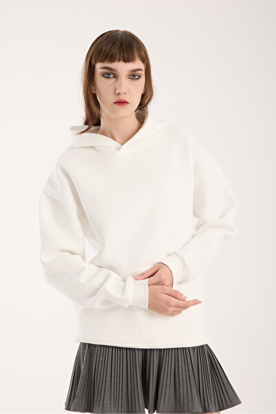 VEK Unisex OVERSIZE Φούτερ με κουκούλα με φλις εσωτερικά