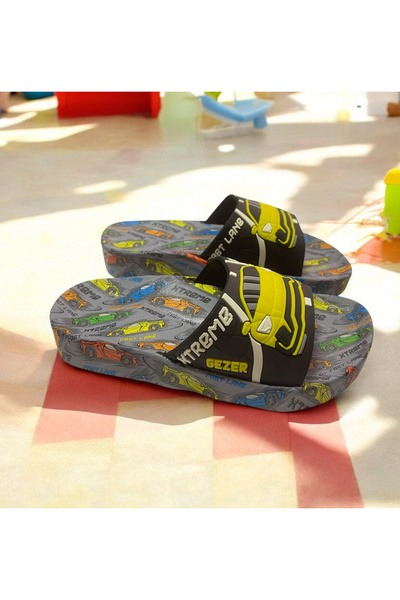 GEZER Children's Slippers Beach Pool Garden Daily Use. Boy's Slippers