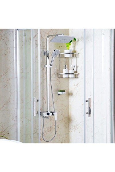 Danube Home طقم دش ميلانو زيا المطري | لمسة نهائية نحاسية متينة | ضمان ٥ سنوا...