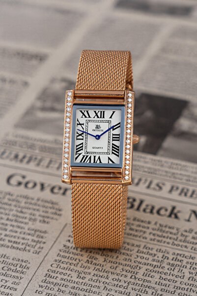 G Sport POLO Rectangular Minimal Straw Cord Vintage Women's Wristwatch (Adjustable to Any Wrist)