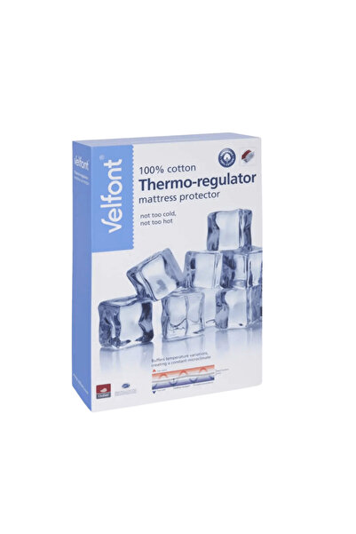 VELFONT Outlast® mattress protector – NASA thermoregulation, 100% cotton, 80x200cm