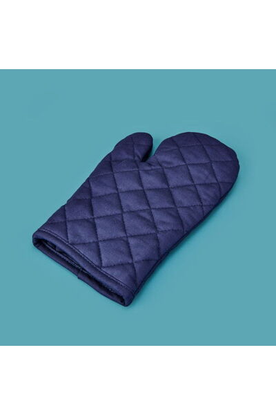 My Home قفاز فرن من ماي هوم جاباردين - أزرق داكن - 17x30 سم