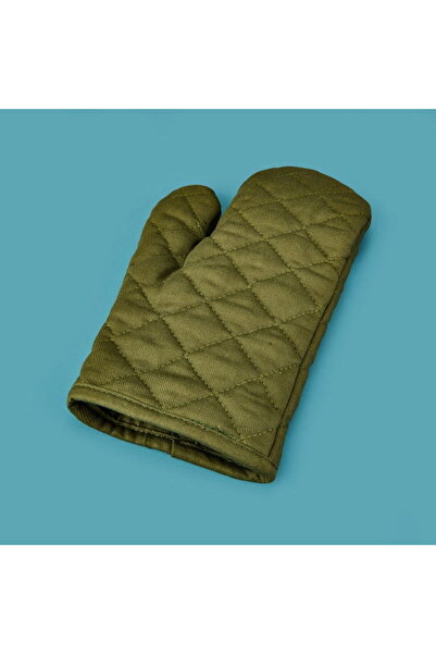 My Home Myhome Gabardin Oven Mitt - Green - 17X30 cm