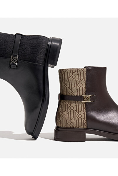 İpekyol Monogram jakar mix deri bot