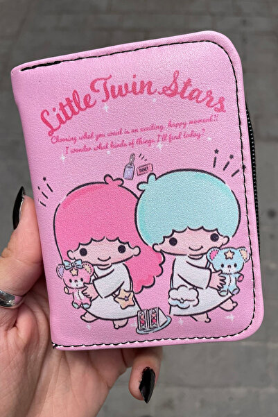 Köstebek Серія Sanrio: Little Twin Stars Friends With Shopping Kısa cüzdan