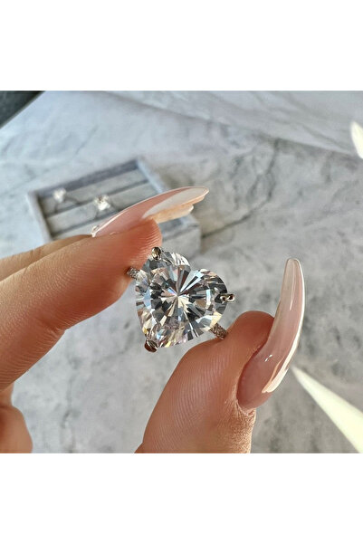 HAVANA JEWELLERY Inel PURE LOVE Argint 925 placat cu Rodiu si Cristale Swarovski