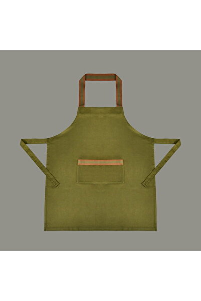 Genel Markalar Myhome Gabardin Mutfak Önlüğü - Yeşil - 65x80 cm