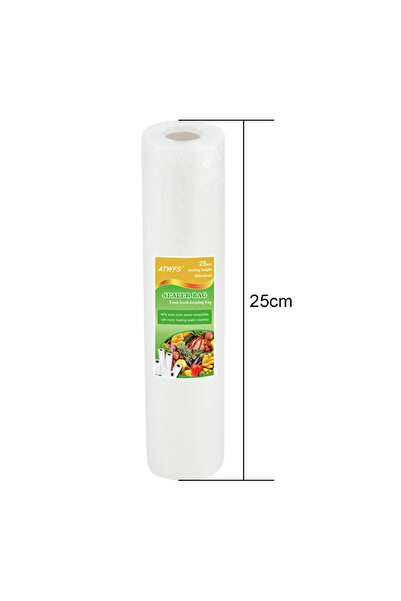 Choice1 25cmx500cm 1 roll Vacuum Bag Packaging Food Vacuum Sealer Bags for Fo...