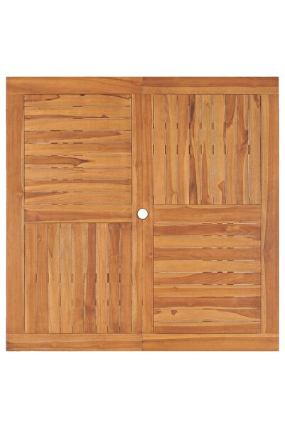 vidaxl Garden Dining Table 110x110x75 cm Solid Wood Teak