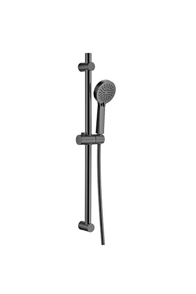 Danube Home Milano Calli 3 Pcs Rain Shower Set - Matte Grey Finish | Modern B...