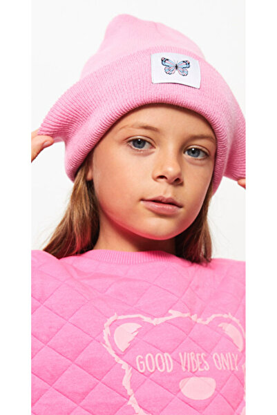 LC Waikiki Lcw Accessories Label Printed Girls' Beret