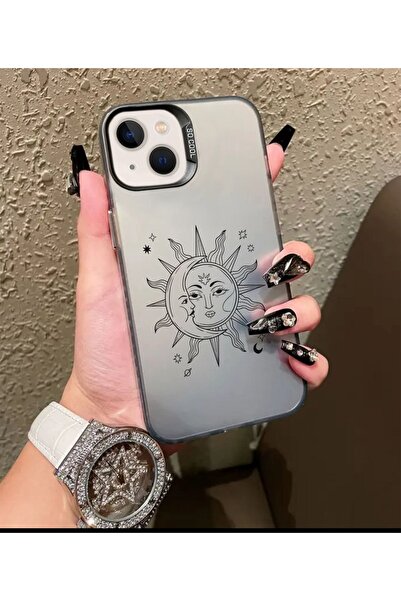 Caseji iPhone 15/14 Uyumlu Baskı Desen Kaliteli Telefon Kılıfı MK01A
