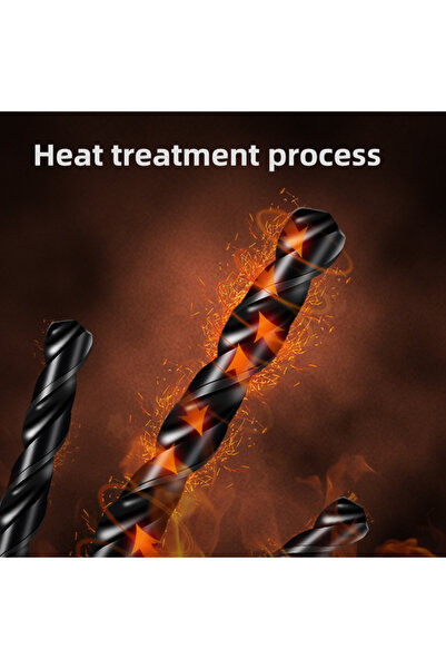 Deli Professional HSS Drill Bit Set - 13PC (1.5-6.5mm) High-Speed Steel Bits for Metal/Wood/Plastic