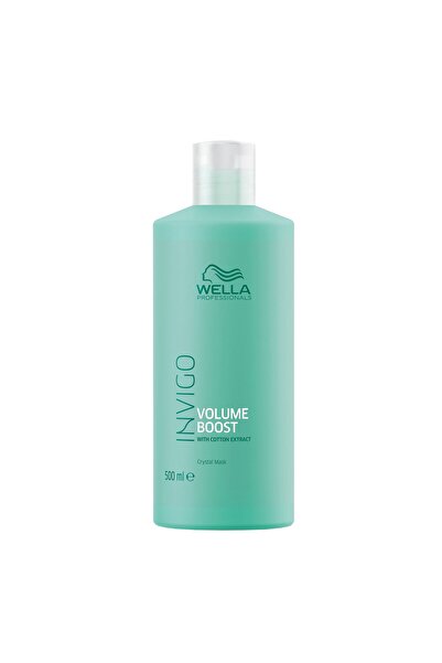 Wella Professionals Invigo Volume Boost Crystal, extract de bumbac, mască cremă pentru tratarea părului, ...