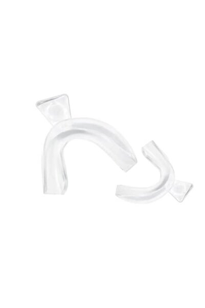 digital-play Set 2 gutiere transparente adaptabile pentru relaxarea maxilarului, împotriva scrâșnirii dinților