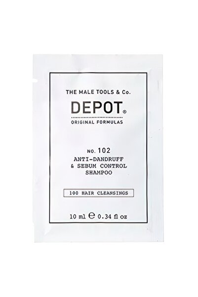 DEPOT 100 Hair Cleansing No. 102 Botanical Complex Hair Shampoo Anti-Dandruff & Sebum Control 10 ml