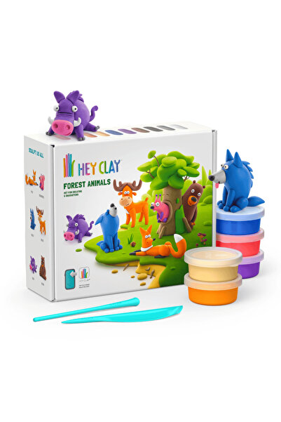 Hey Clay Creative Clay Set - Forest Animals